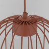 Lampa wisząca druciana w kolorze ceglanym SPHERA S BRICK 1XGX53 Tk Lighting 11308