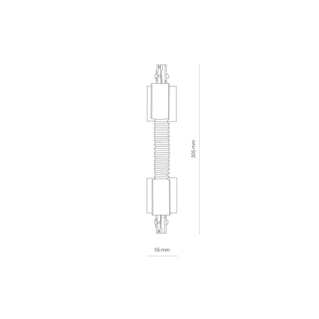 CTLS RECESSED POWER FLEX CONNECTOR 3-obwodowy CTLS Nowodvorski 8676