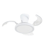 Biała lampa sufitowa z wentylatorem LED BREEZE WHITE Tk Lighting 18198
