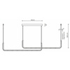 Lampa wisząca Malawi czarna Tuya Smart LED CCT Light Prestige LP-1015/2P