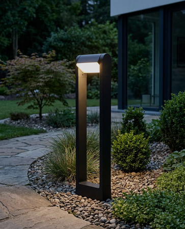 Czarna smukła lampa ogrodowa LED 80cm NOVARA Kaja Lighting K-8262