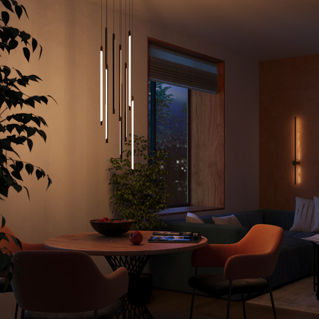 Kinkiet złoty liniowy 90cm LED 3000K Light stick MOD237WL-L11BS3K Maytoni
