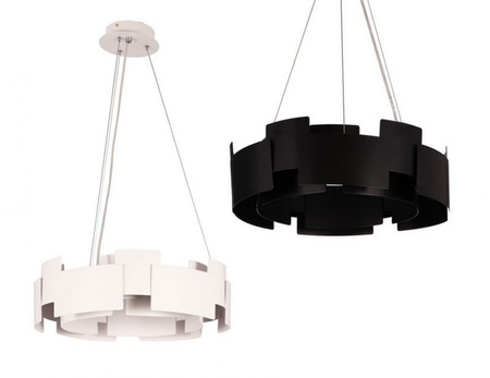 Lampa wisząca TORINO WHITE BLACK LED Milagro ML6140 ML6141 - kolor do wyboru