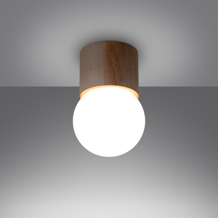 Lampa sufitowa oprawa drewniana BOOMO 8 Sollux SL.1190