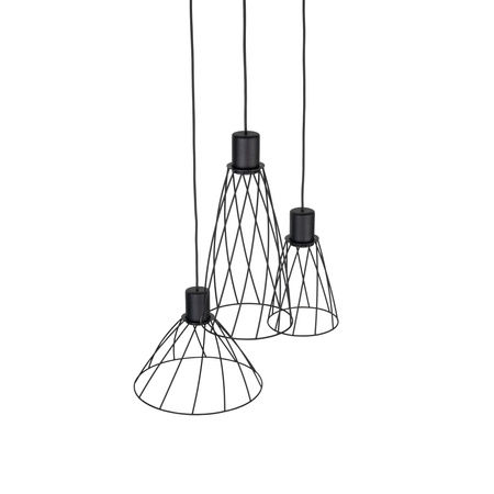MODESTO BLACK LAMPA WISZACA 3 KOŁO TK Lighting 10187
