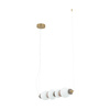 Podłużna lampa wisząca z ceramiki i szkła w stylu Art Deco CERAMIC LED Nowodvorski 11700