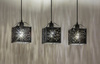 Potrójna lampa wisząca z kloszami z piany aluminiowej 3xE27 Samilo Rabalux 72219