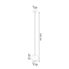 Lampa wisząca WOODY Sollux SL.1011