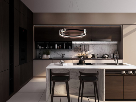 Lampa wisząca INTERSTELLAR LED Maytoni MOD309PL-L30GR4K