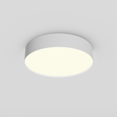 Biały okrągły plafon o średnicy 30cm LED 3000K Zon C032CL-36W3K-RD-W Maytoni
