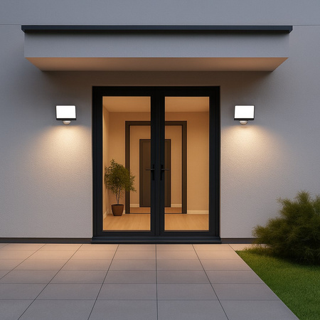 Naświetlacz LED Davos 30W 2000lm 4000K Czarny Premium PIR Eko-Light ML2111