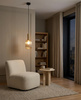 Lampa wisząca z ryflowanym kloszem HIRO Kaja Lighting K-5885