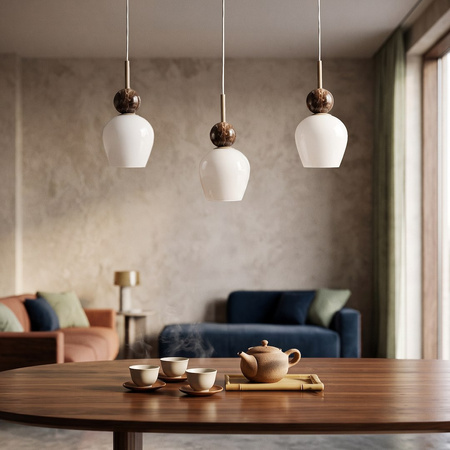 Lampa wisząca potrójna na listwie Carrara 3xE14 Milagro MLP2809