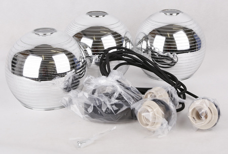 TRIO 1 LAMPA WISZĄCA 3X60W E27 CHROM Candellux 33-62840