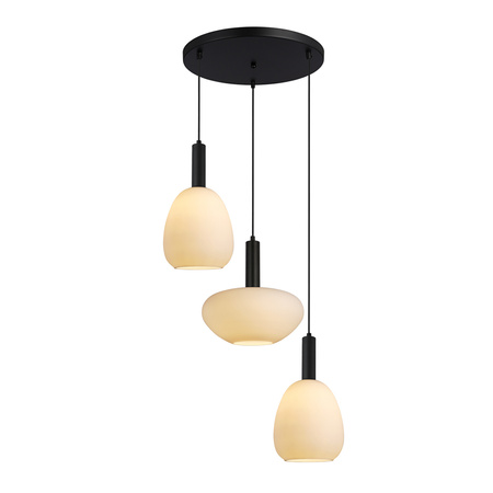 Lampa wisząca Gater 3xE27 Italux PND-23541-3-BK-OP