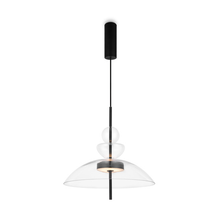 Szklana 40cm lampa wisząca LED 3000K z transparentnym kloszem Bangkok MOD185PL-L6B3K3 Maytoni