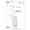 Kinkiet LANA ceramiczny biały Sollux Lighting SL.0838