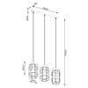 Lampa wisząca GOTTO 3L Sollux SL.1264