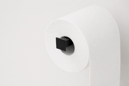 Czarny stojak na papier toaletowy KS-45 PAPER STAND z serii KAJA HOME