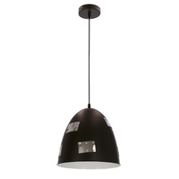 PATCH LAMPA WISZĄCA 29 1X60W E27 CZARNY + CHROMOWANY DEKOR Candellux 31-43184