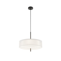 Lampa wisząca z abażurem z organzy 50cm 5xE27 Bergamo MOD613PL-05W1 Maytoni