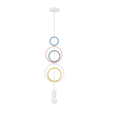 HOOPS 5 LAMPA WISZĄCA 1X20W E27 IQ KIDS MIX KOLOR Candellux 31-12036