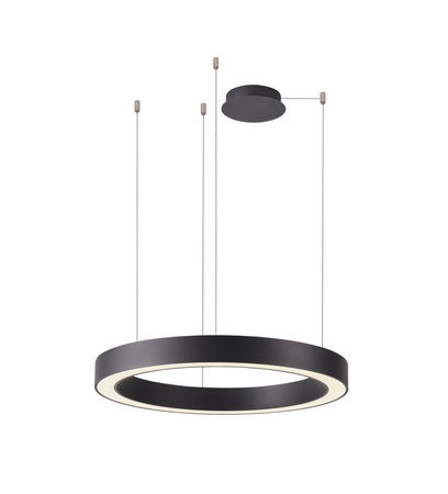 Lampa wisząca czarna MARCO 80 LED AZzardo AZ5047 sterowana pilotem