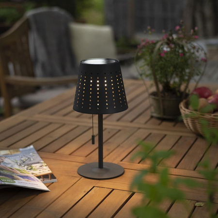 Lampka solarna MANDY LED ładowana również USB IP44 Leuchten Direkt 19650-13