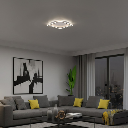 Nowoczesna lampa sufitowa z neutralną barwą światła 4000K CALI square 30W LED Milagro ML1847