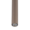 Lampa wisząca cienka brązowa karbowana rurka 50cm FERRO NEW BROWN 1xG9 Tk Lighting 11425