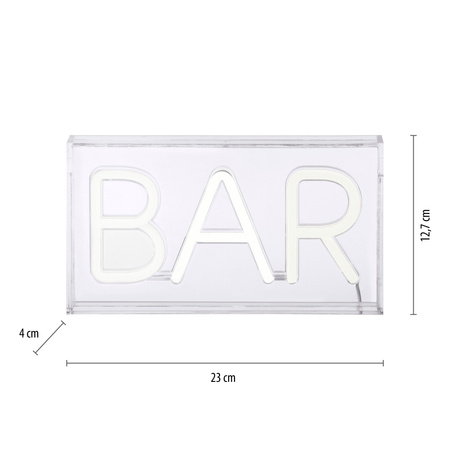 Lampka NEON napis BAR na USB Just Light 85026-16
