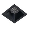 Czarna kwadratowa oprawa podtynkowa TINO S 15W CCT SWITCH BK Azzardo AZ7023