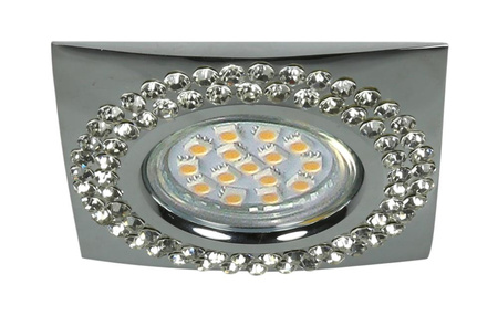 SOC-04 CH GU10 50W 230V OPR.STROP.STAŁA KWADRATOWA ODLEW Candellux 2250915