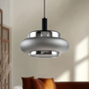 Lampa wisząca szklany pierścieniowy klosz dymiony mrożony BRIZI 1xE27 Candellux Studio 31-51516