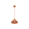Stożkowa lampa wisząca o średnicy 21cm CONO S SALMON 1XE27 Tk Lighting 11383