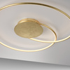 Zawijana lampa sufitowa w kolorze złotym LED 3000K NASTRO Paul Neuhaus 6189-12