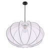 Lampa wisząca abażur mist 60 biały kula MELLOW 1xE27 Candellux Studio 31-41975
