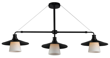 LOFT LAMPA WISZĄCA 3X60W E27 CZARNY Candellux 33-43115