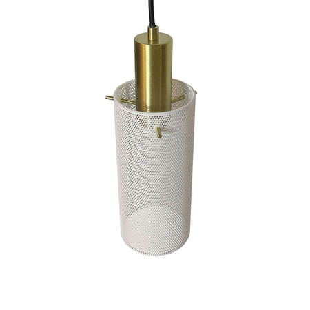 Lampa wisząca metalowa Tirana 1 biała 1xE27 Light Prestige LP-945/1P WH