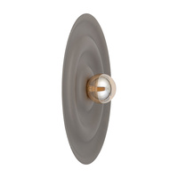 Metalowy płaski okragły kinkiet o średnicy 60cm ozdoba ściany ONDA NEW BROWN L 1XG9 Tk Lighting 11412