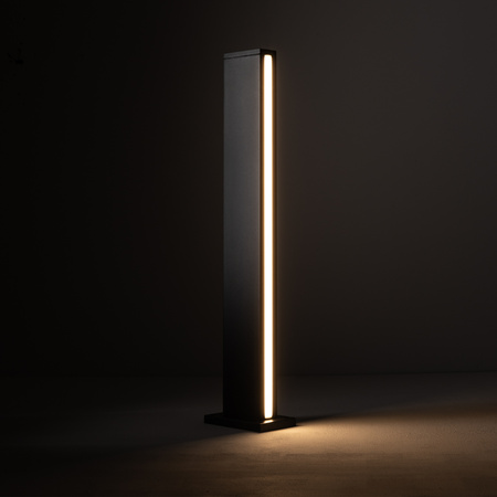Nowoczesna lampa ogrodowa LED 3000K smukły słupek o minimalistycznej formie SLIT LED Nowodvorski 11376