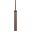 Lampa wisząca cienka ryflowana tuba 75cm FERRO NEW BROWN 750 1xG9 Tk Lighting 11426