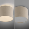 Lampa sufitowa okrągły abazur 35cm w kolorze beżowym DURO 1xE27 Just Light 14891-39