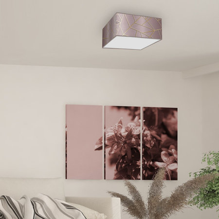 Lampa sufitowa ZIGGY PINK Gold/Pink 2xE27 MLP7588