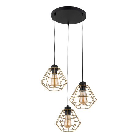 Lampa wisząca DIAMOND III GOLD TK Lighting 4451