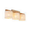 Lampa sufitowa trzy abażury na drewnianej podstawie VIGA SHADE SOSNA 3xE27 Tk Lighting 11880