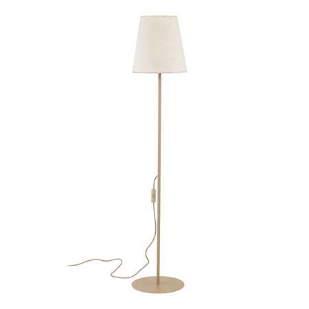 Lampa podłogowa z abażurem z lnu 1XE27 ELIZABETH SABIA Tk Lighting 16157