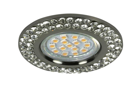 SOC-02 BK GU10 50W 230V OPR.STROP.STAŁA OKRĄGŁA ODLEW Candellux 2251042
