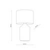 Lampka nocna SOLA GRAY 1XE27 Tk Lighting 16640