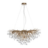 Lampa wisząca gałązki z kryształkami w kolorze starego mosiądzu 100cmx50cm nad stół ICICLE Paul Neuhaus 2192-11